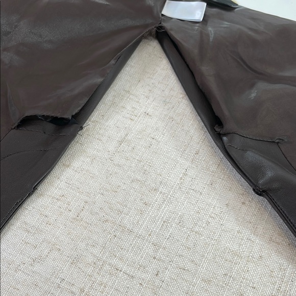 Osman Yousefzada Collective, Faux Leather Trench Coat, Size 16 - Picture 11 of 16